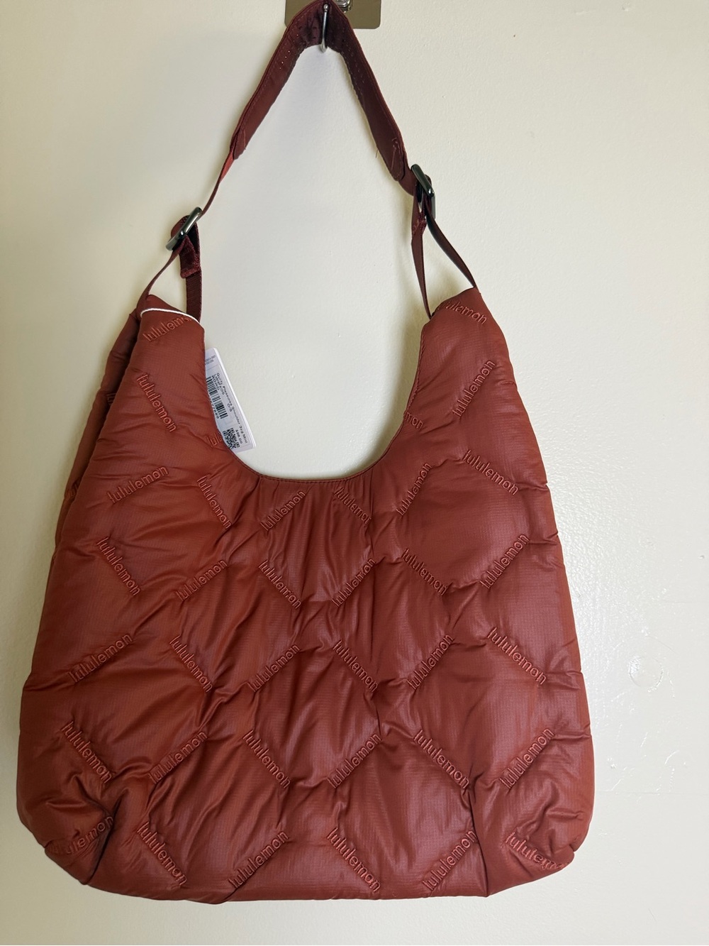 lululemon athletica Quilted Shoulder Bag - Rust Brown